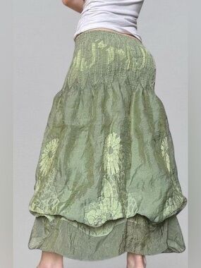 LAPIS OS (worn as L) boho skirt or strapless dress (ANTHRO COLLABORATION)